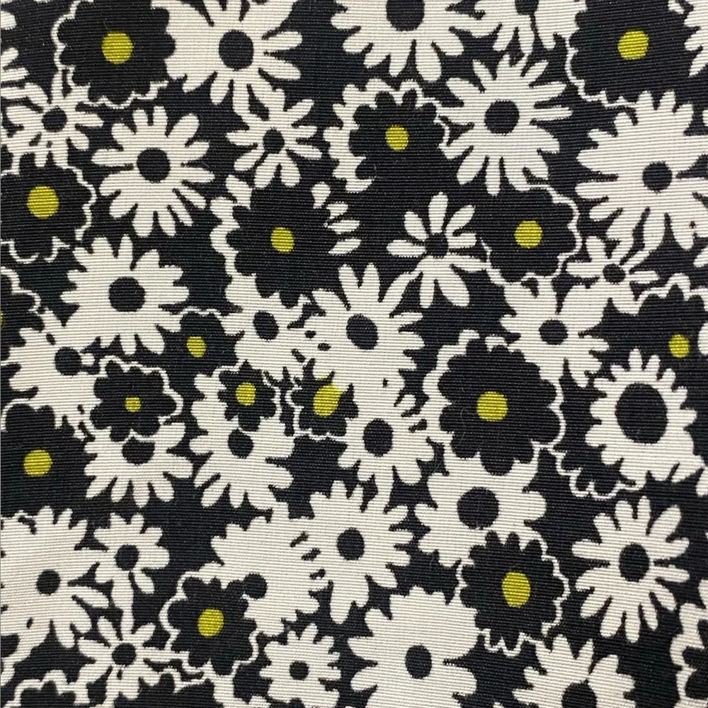 Levi's Black and White Floral Puff Long Sleeve Front Tie Blouse Size XL - Picture 6 of 16